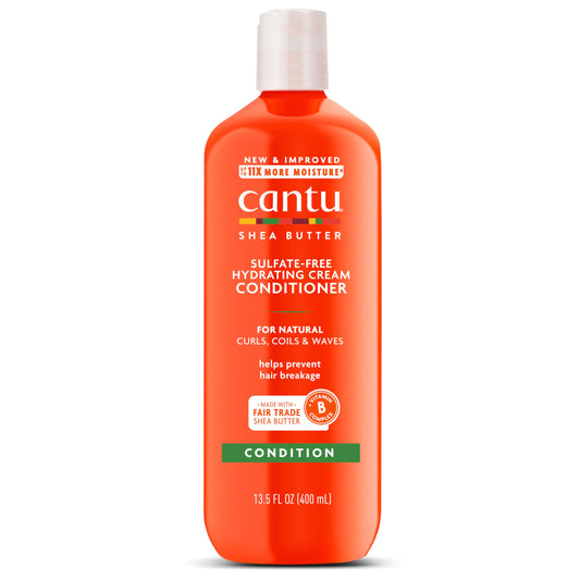 Cantu Hydrating Cream Conditioner with Shea Butter for Natural Hair, 13.5 fl oz (Packaging May Vary) 13.5 Fl Oz (Pack of 1)