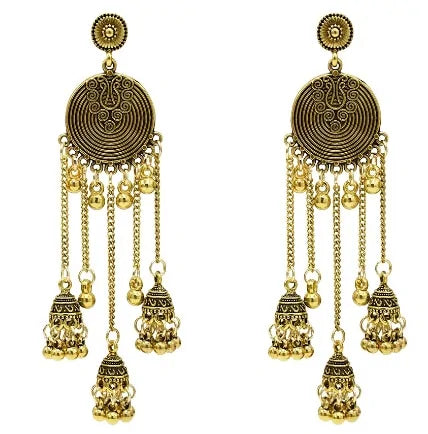 Egypt Vintage Silver Alloy Earrings for Women