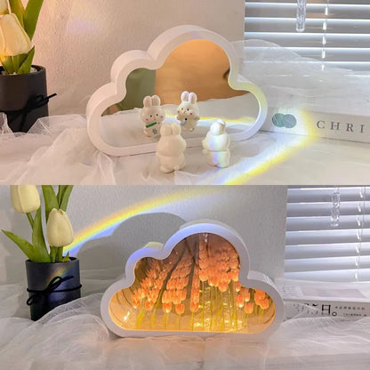 DIY Tulip Night Lamp with LED Light