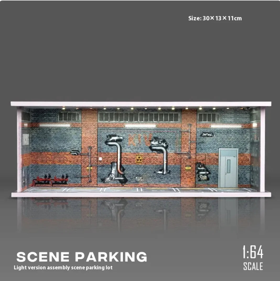 Miniature Parking Lot Display Shelf