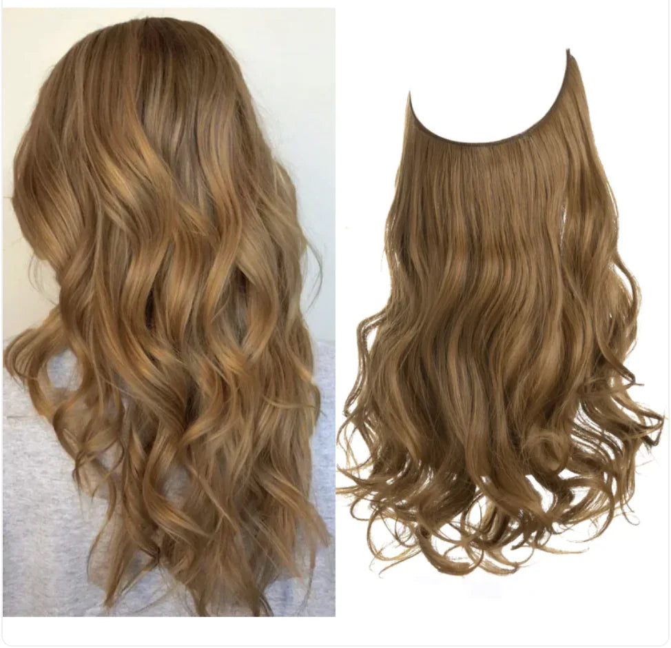 Long Curly High-Temperature Fiber Wig Set