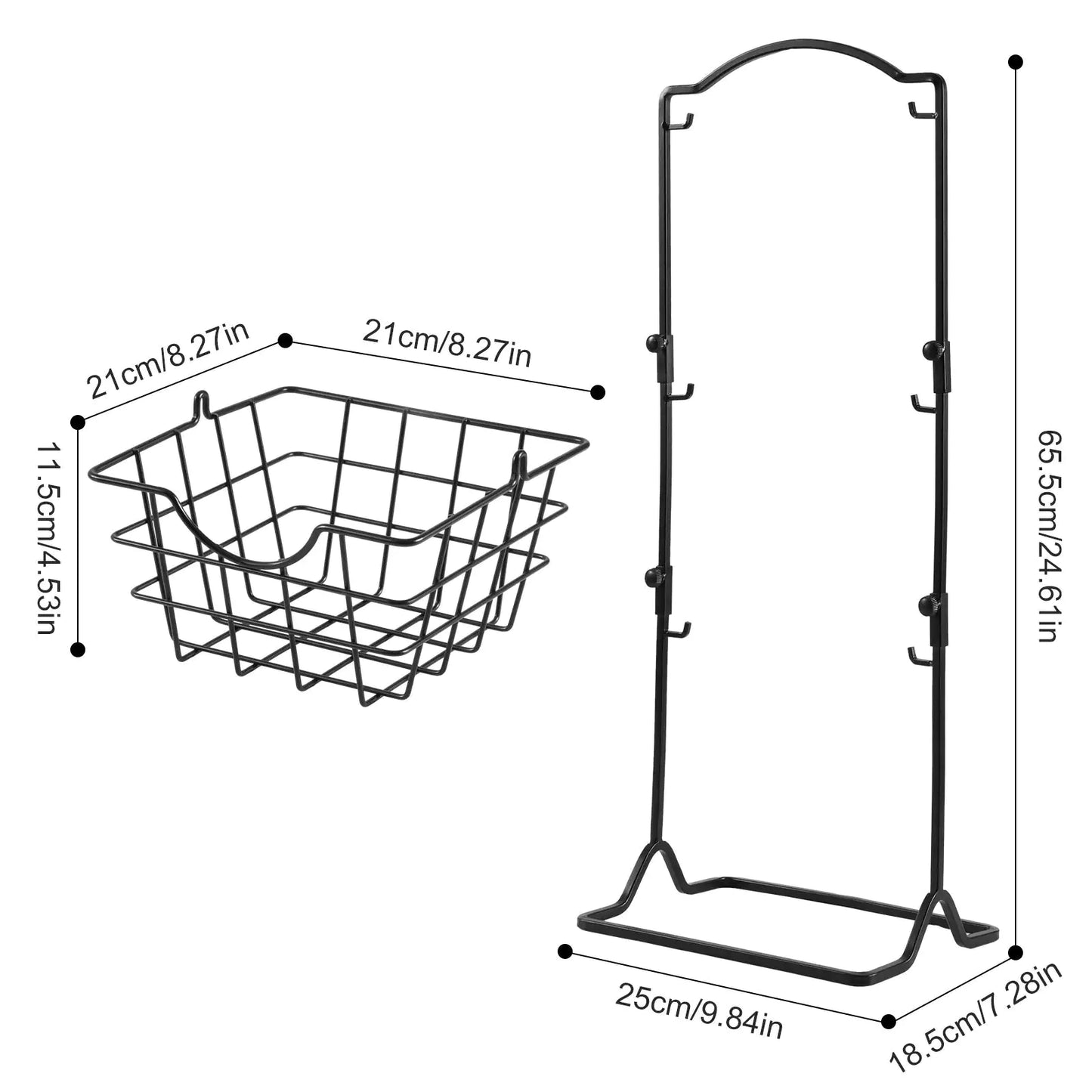 Simple Multi-layer Iron Can Be Shaken Storage Shelf