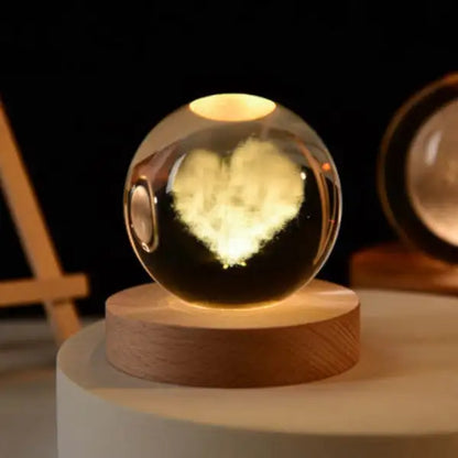 Mesmerizing 3D LED Crystal Balls