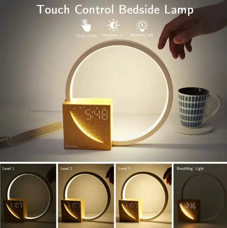 Bedside Lamp With Alarm Clock