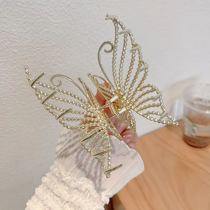 Pearl Butterfly Hair Clip