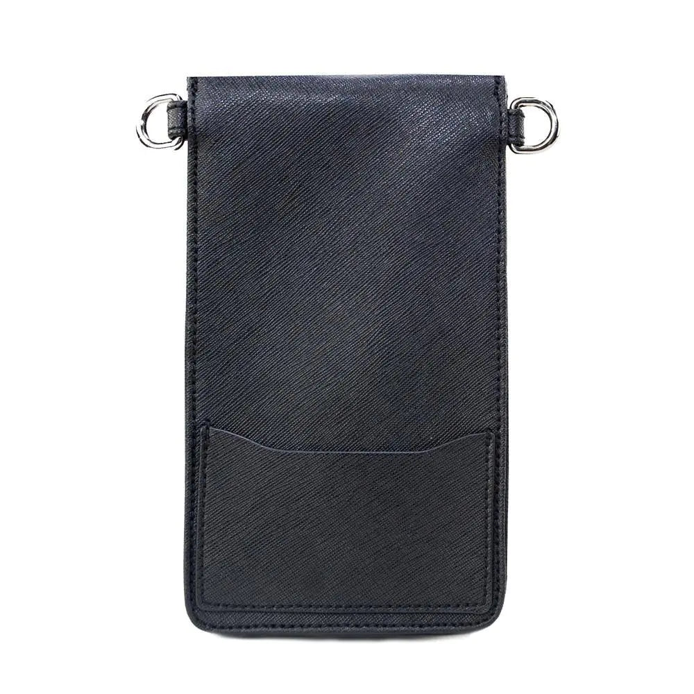 ibag Leather Crossbody -Midnight Black