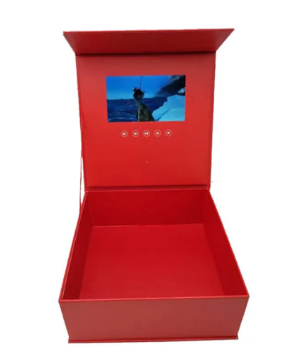 LCD Screen Video Gift Box Rose Flower Box