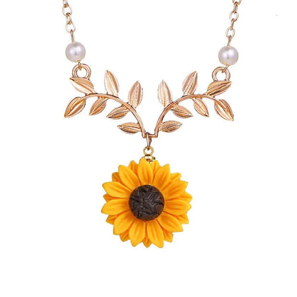 Sunflower - You Are My Sunshine Necklace