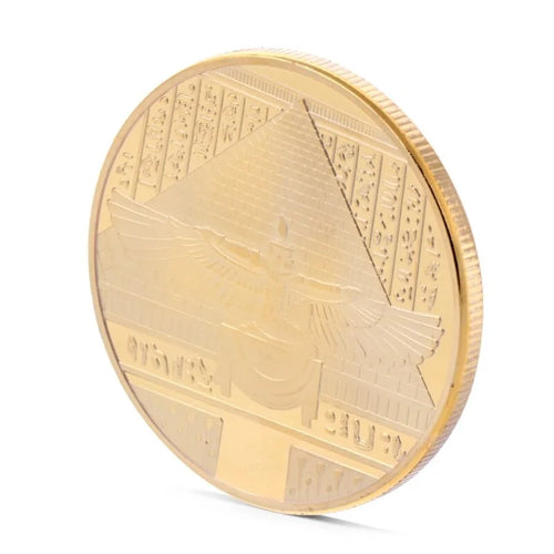 Gold Plated Ancient Egypt Coin