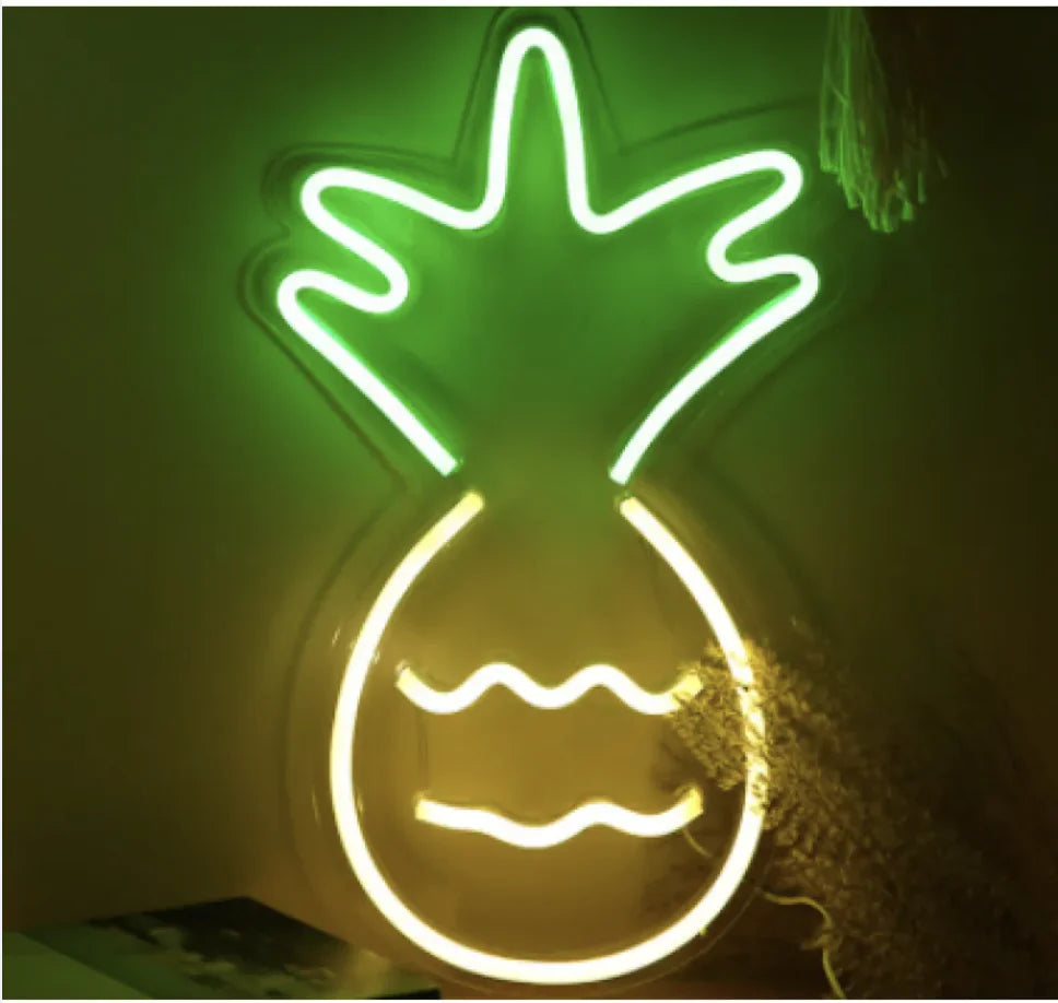 LED Neon Light Spaceman & Planet Wall Decor