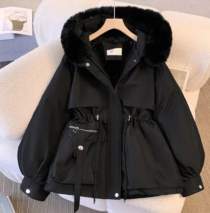 Women's Slimming Hooded Cotton-Padded Jacket