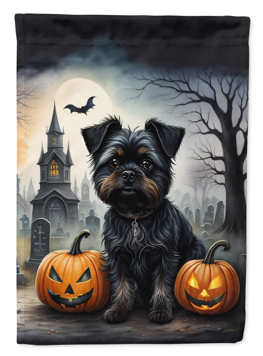 Affenpinscher Spooky Halloween Garden Flag