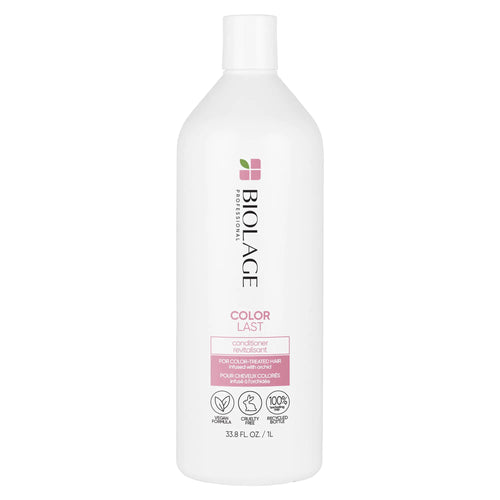 Biolage Color Last Conditioner | Color Safe Conditioner | Helps Maintain Depth & Shine | For Color-Treated Hair | Paraben & Silicone-Free | Vegan | Cruelty Free 33.8 Fl Oz (Pack of 1)