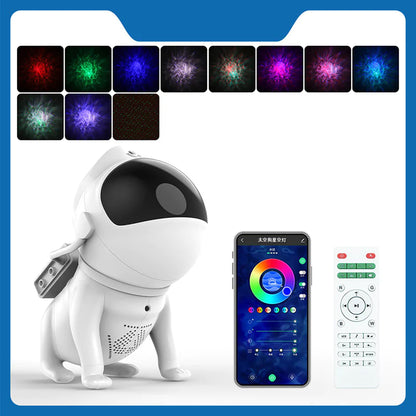 Dog-Shaped Galaxy Projector with Intelligent Voice Control