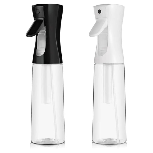 Continuous Spray Bottle for Hair (10.1oz/300ml) 2 Pack Home Essentials Spray Bottles For Cleaning Empty Ultra Fine Water Mister Sprayer For Hairstyling Garden Plants Curly Hair Perfume Etc