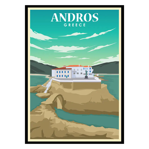 Andros Cyclades Greece Poster