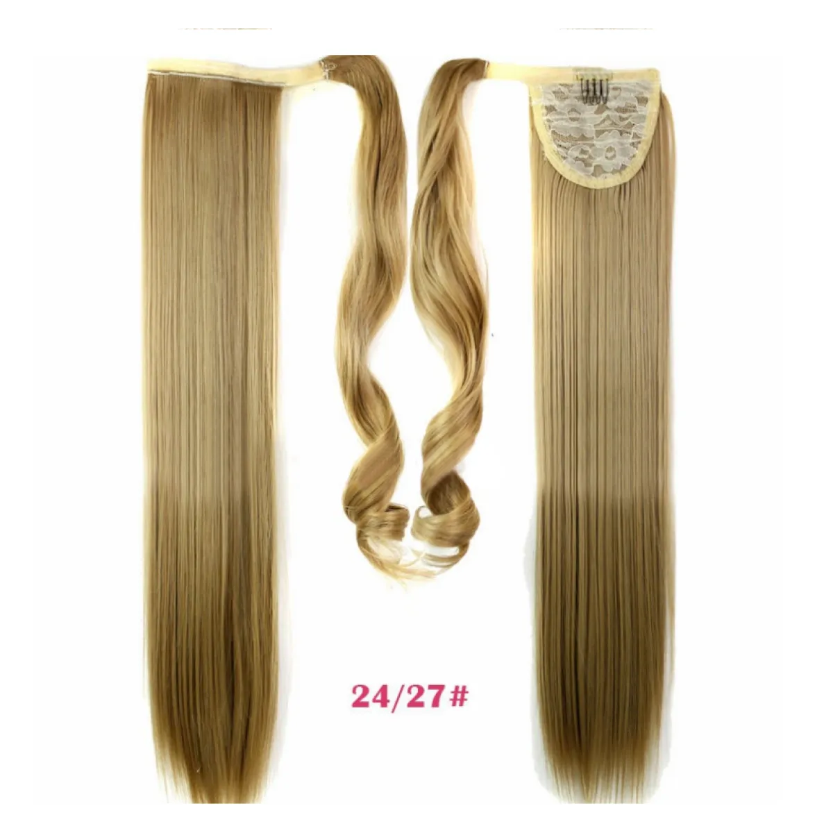 Synthetic Long Straight Wrap Around Hair Extension