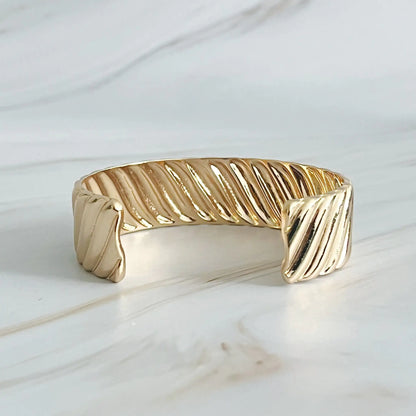 Cabled Cuff Bracelet