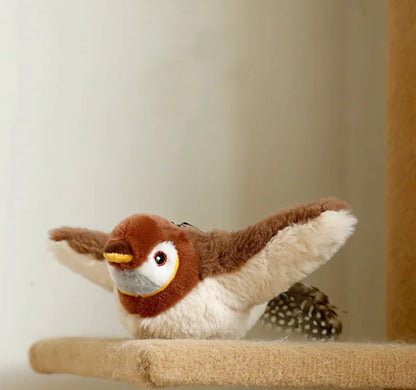 Winged Bird & Fish Sound Plush Toy