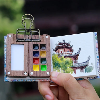 Mini Watercolor Painting Set