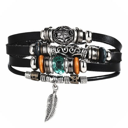 Multilayer Leather Bracelet