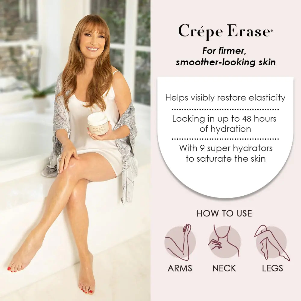 Crepe Erase Advanced Body Repair Treatment, Anti-Aging Wrinkle Cream for Face and Body, Support Skins Natural Elastin & Collagen Production - 10oz Citrus