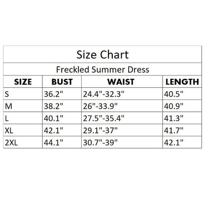 Freckled Summer Dress