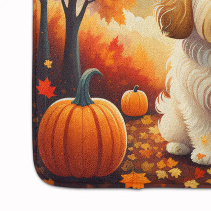 Coton De Tulear Fall Memory Foam Kitchen Mat