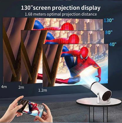 Barrel Machine HY300 Smart Projection Screen Projector