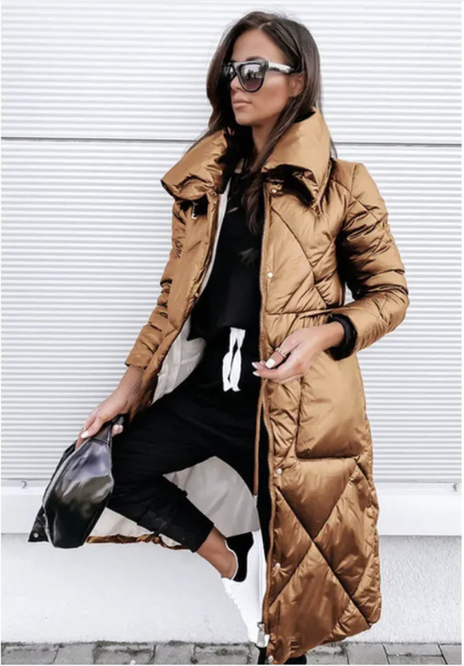 Plus Size Winter Long Fashion Coat