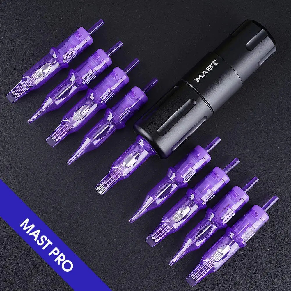 Mast Pro Tattoo Cartridges 20Pcs Disposable Needles Round Shader 1211RS