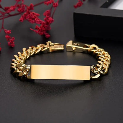 18K Gold Chain Bracelets