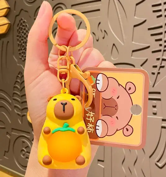 Capybara Keychain