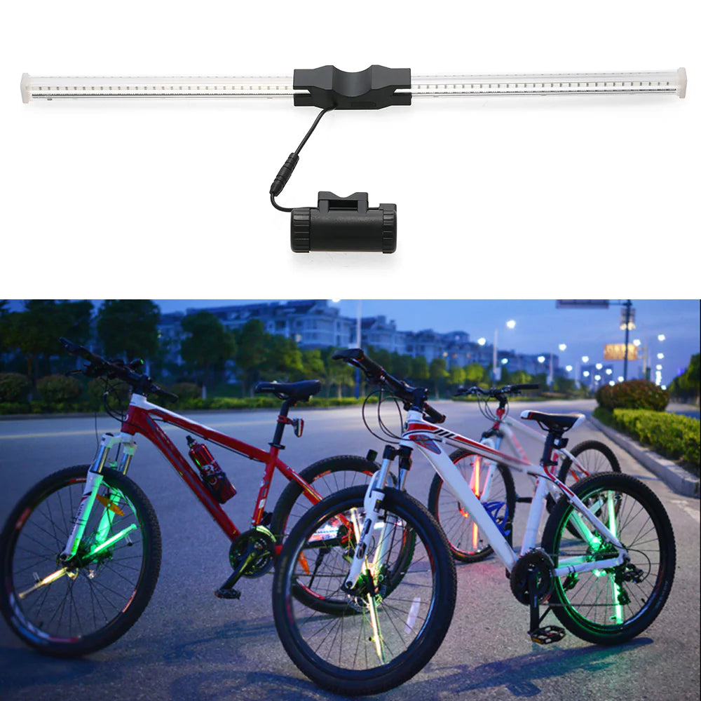 DIY Programmable 64-LED Full-Color Bicycle Light