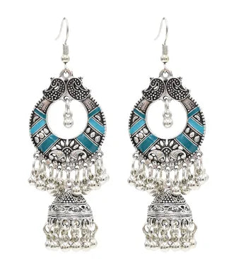 Egypt Vintage Silver Alloy Earrings for Women