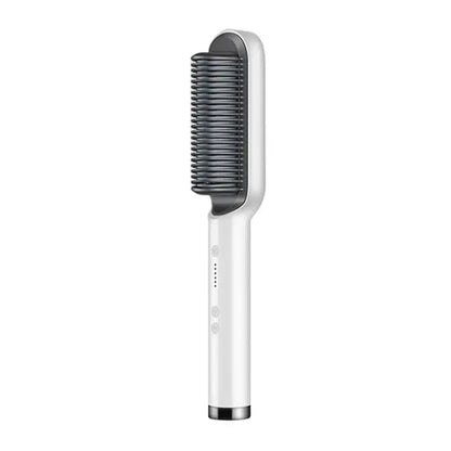 Professional Electric Hair Straightening Brush With LCD Display