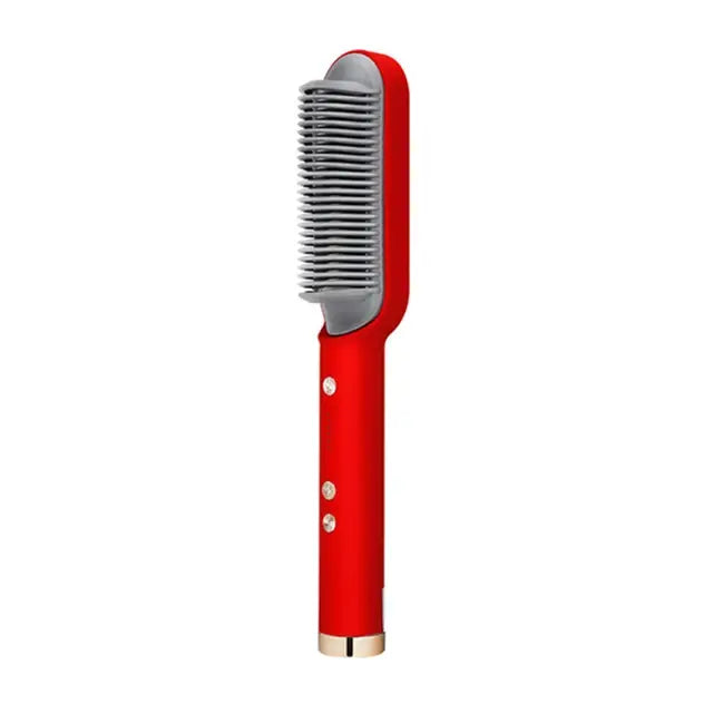 Professional Electric Hair Straightening Brush With LCD Display