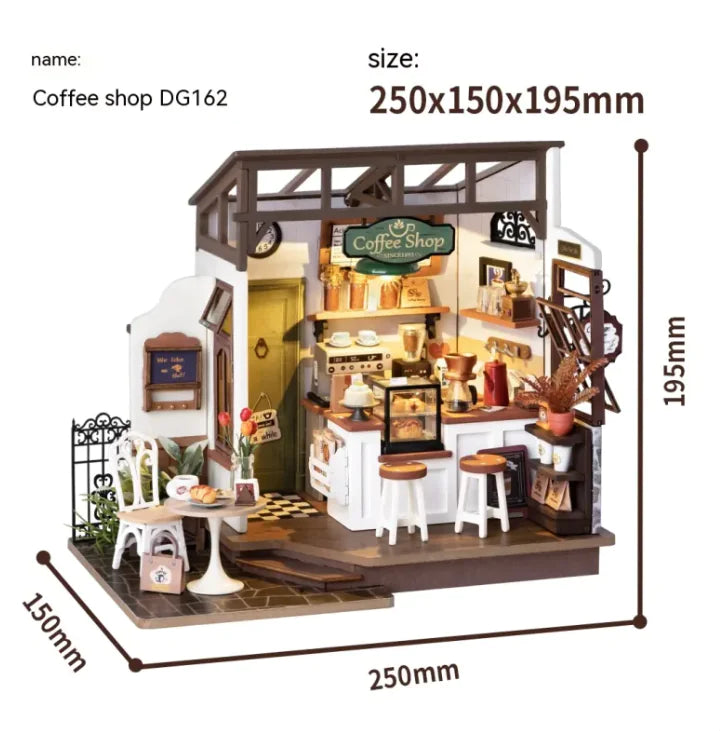 DIY Wooden 3D Cottage Puzzle Kit