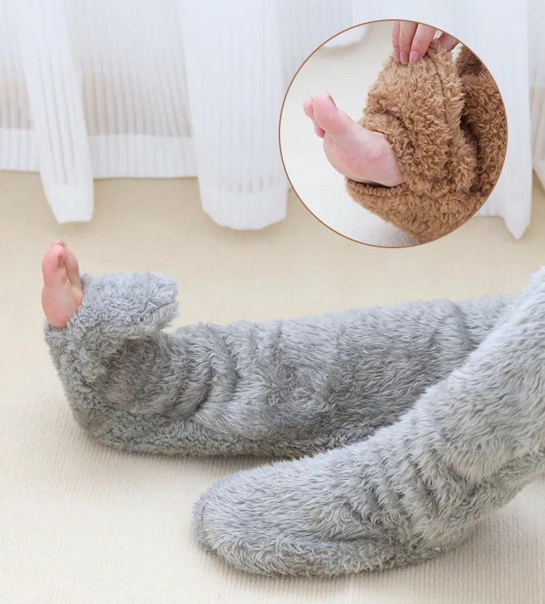 Over Knee High Fuzzy Winter Warm Socks