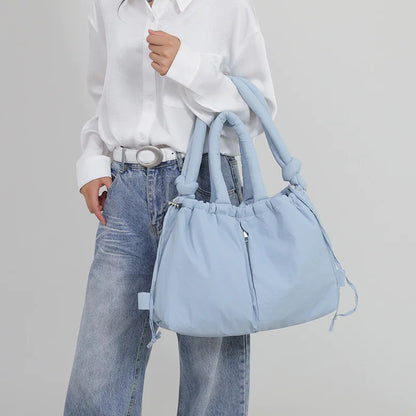 Down Cotton Shoulder Messenger Bag