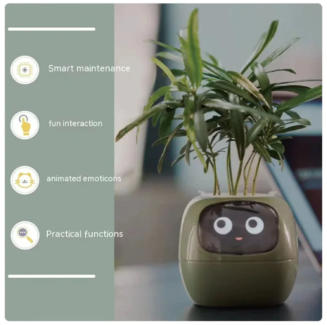 SmartGrow Planter – AI Expressions & Sensors