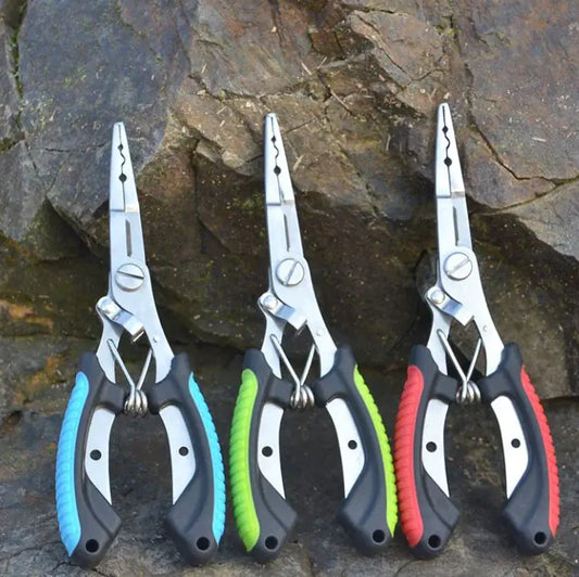 Medium Straight Mouth With Hook Multifunctional Fishing Pliers