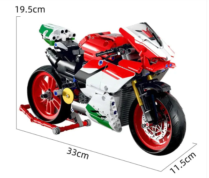 Building Blocks Motorcycle Toy