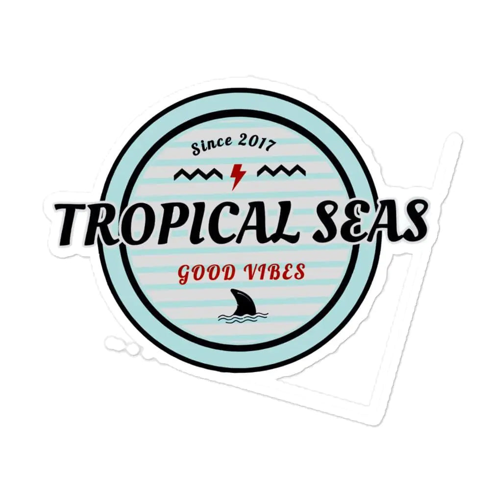 Retro Tropical Seas stickers