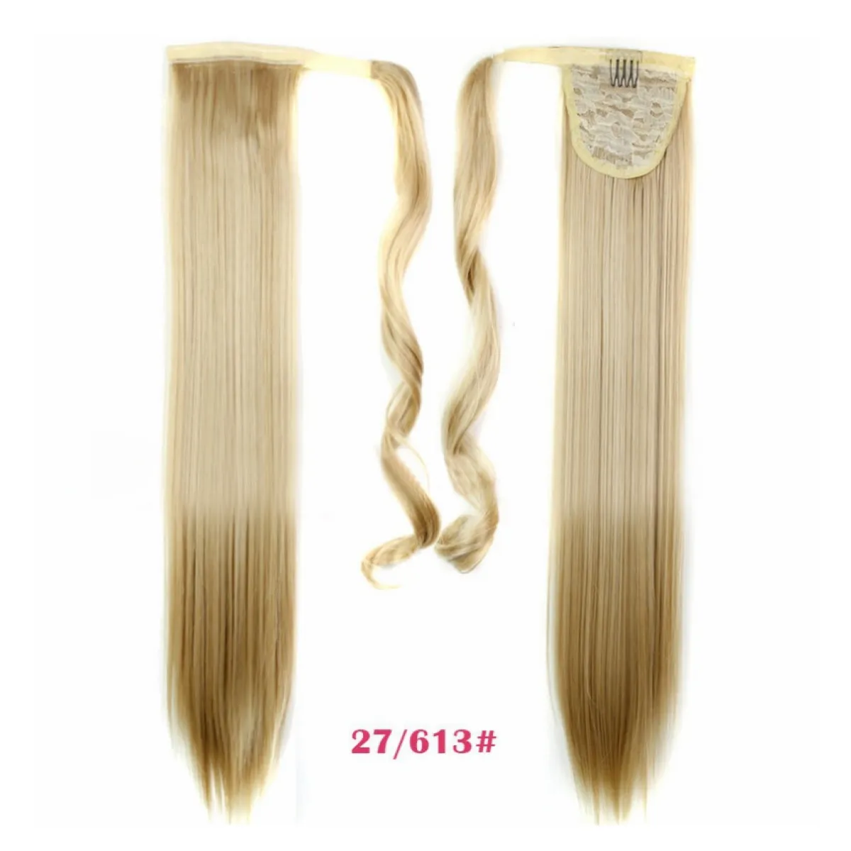 Synthetic Long Straight Wrap Around Hair Extension