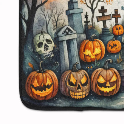 Day of the Dead Spooky Halloween Memory Foam Kitchen Mat