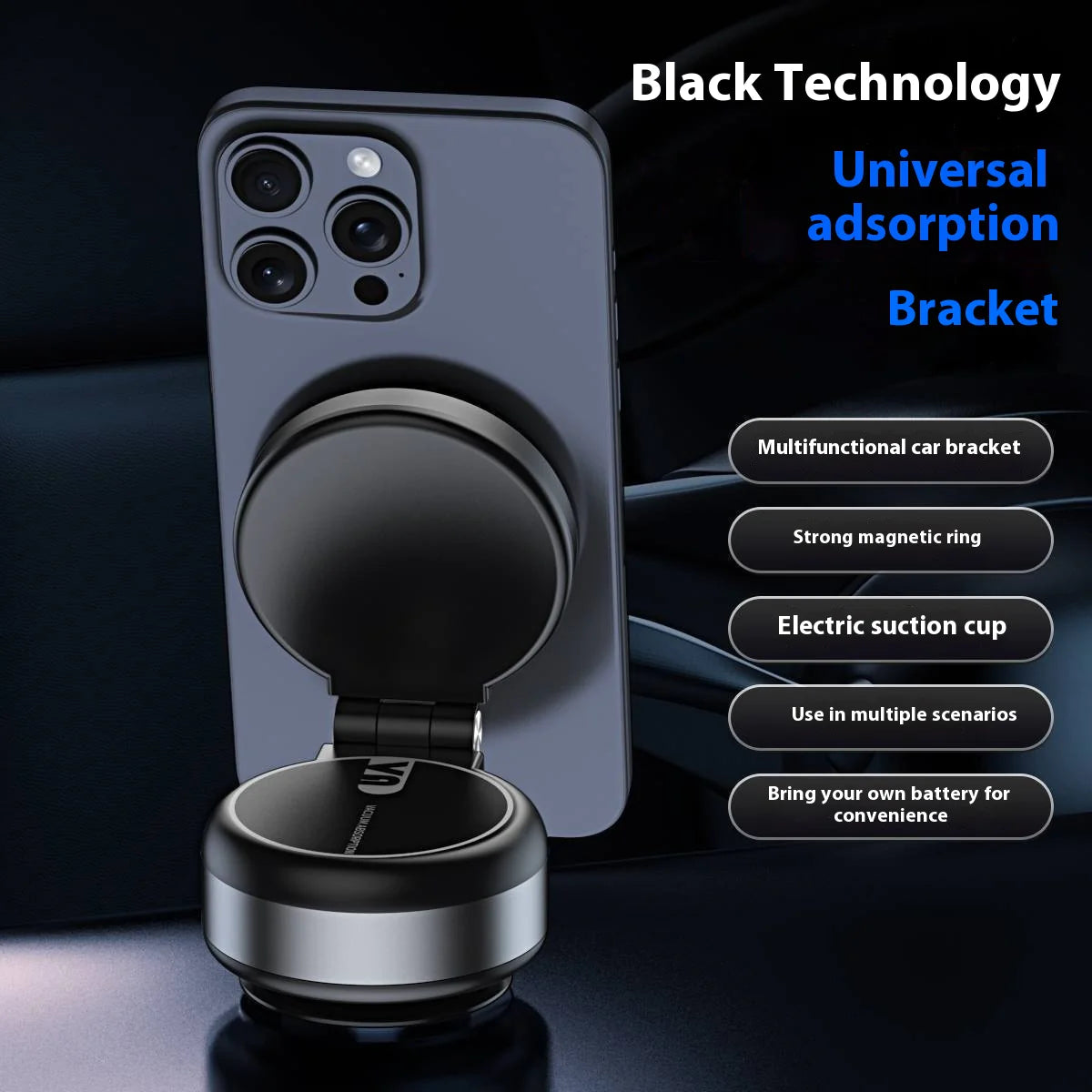 Vacuum Adsorption Alloy Phone Holder