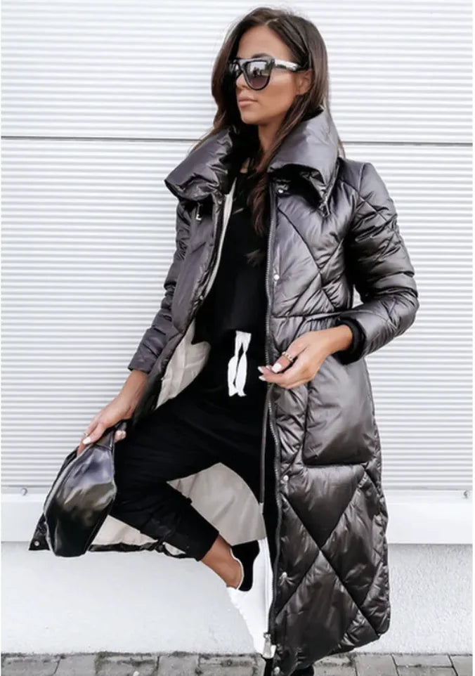 Plus Size Winter Long Fashion Coat