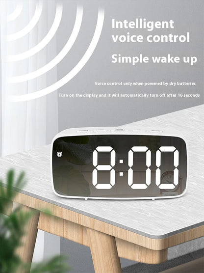 LED Mirror Alarm Clock