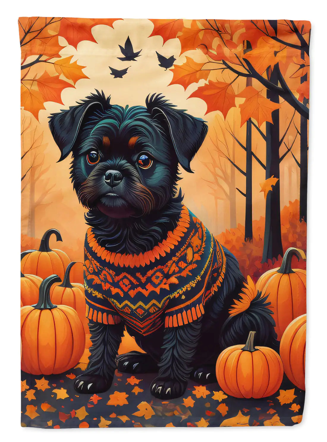 Affenpinscher Fall House Flag